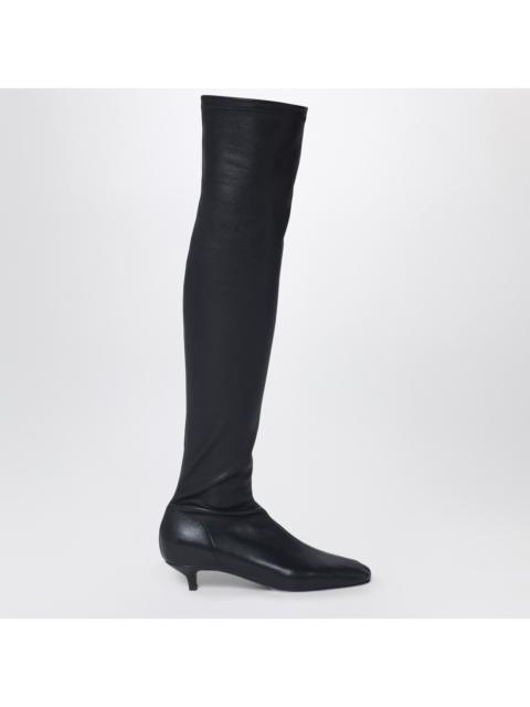 TOTEME Toteme Day Knee-High Boots In Black Nappa Leather Women