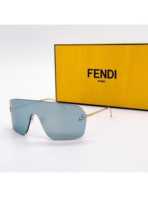 FENDI NEW FENDI SUNGLASSES FE4121US 30X GOLD WOMEN EYEWEAR FENDI