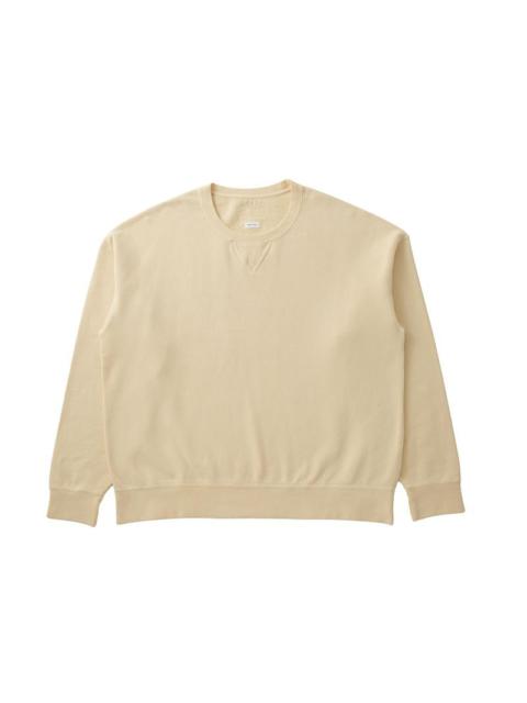 visvim JUMBO SB SWEAT L/S DMGD YELLOW