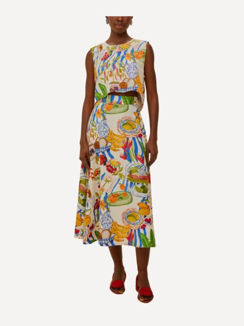 FARM RIO Off-White Fresh Table Blouse