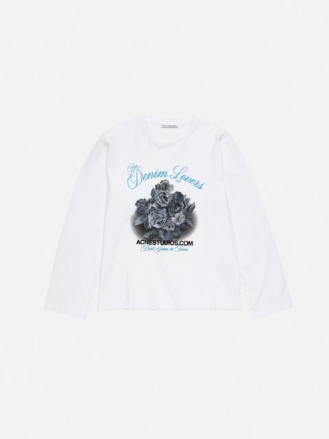 Acne Studios Logo t-shirt - Optic White