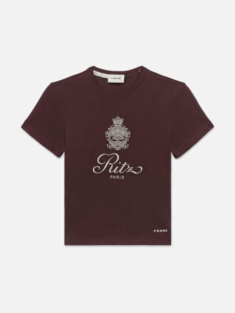 FRAME Ritz Women's Tee in Bordeaux