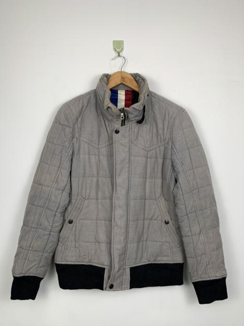 Other Designers Vintage HIDEAWAYS Puffer France Flag Lining Jacket J0601