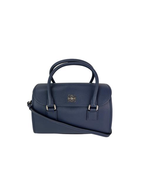 Loewe Calfskin Leather Alamo 28 Blue Crossbody Bag