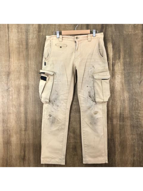 Other Designers Distressed Denim - Japan Rocky Cargo Utility Multipocket Distressed Pants