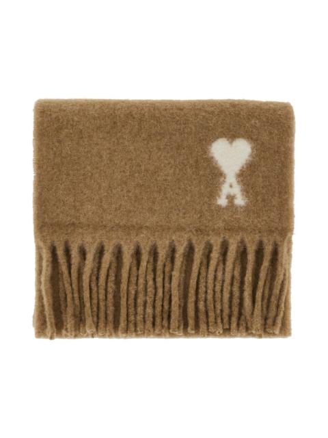 AMI Paris Ami Men 'Ami De Coeur' Alpaca-Blend Scarf