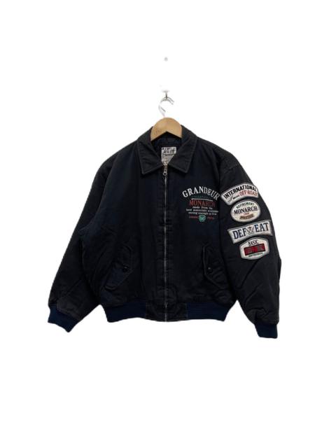 Japanese Brand - Vintage OFF-ROAD bomber jacket cotton