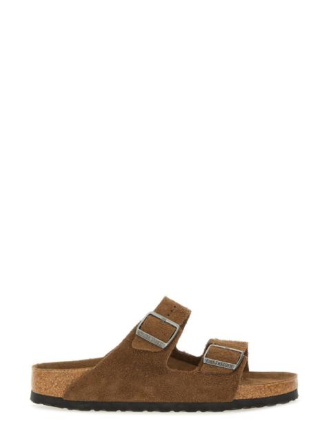 BIRKENSTOCK SANDALWOOD ARIZONA SUEDE