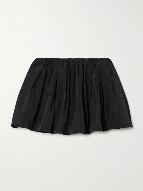 JW Anderson Gathered Crepe Mini Skirt