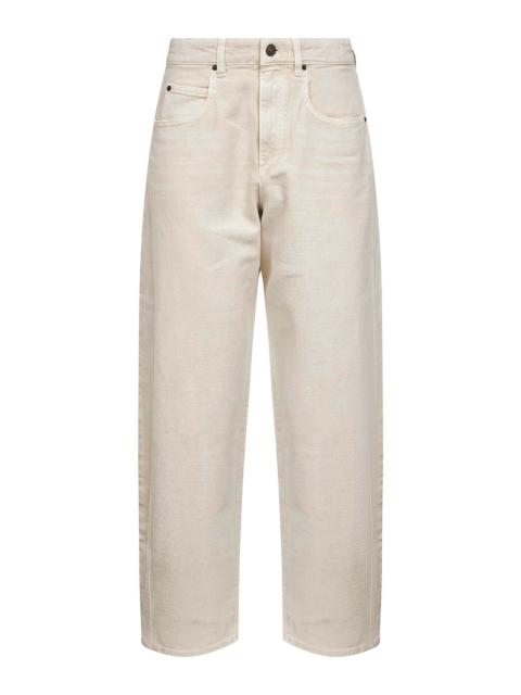Isabel Marant Ecru denim Oriane barrel jeans