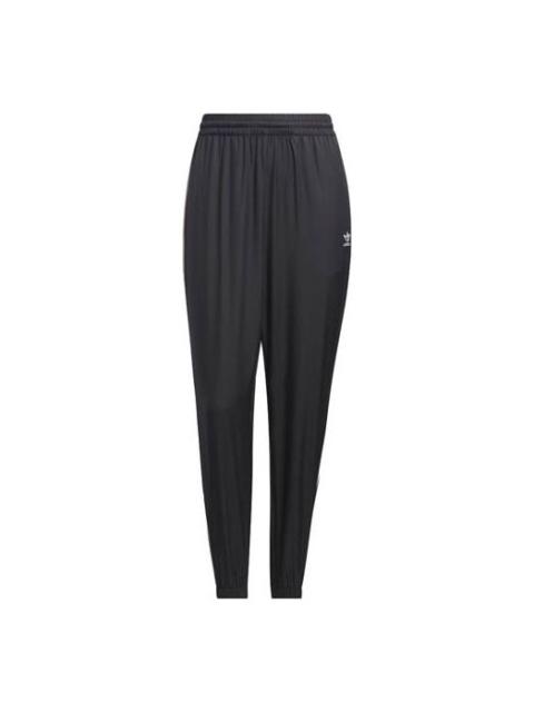 adidas (WMNS) adidas originals Tape Woven Pants 'Black' IN1018