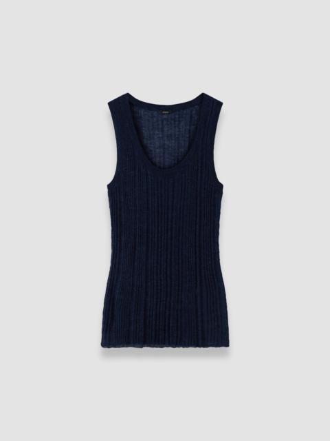 JOSEPH Ycaza Sheer Wool Rib Vest