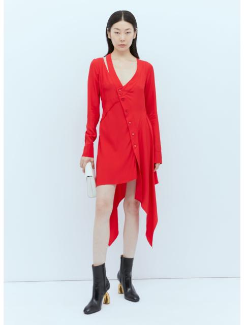Stella McCartney Stella Mccartney Women Asymmetric Seam Cut-Out Dress