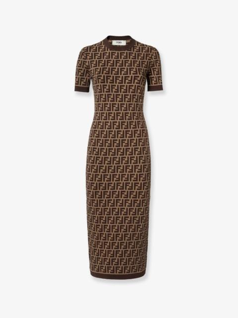 FENDI Fendi Ff Cotton Blend Dress