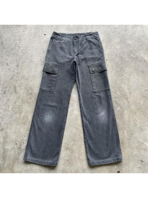 Other Designers Japanese Brand - Vintage L’equipe Yoshie Inaba Black Faded Cargo Pants Japan