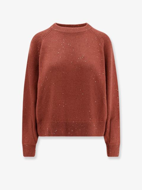 Brunello Cucinelli Brunello Cucinelli Cashmere And Silk Sweater With Sequins