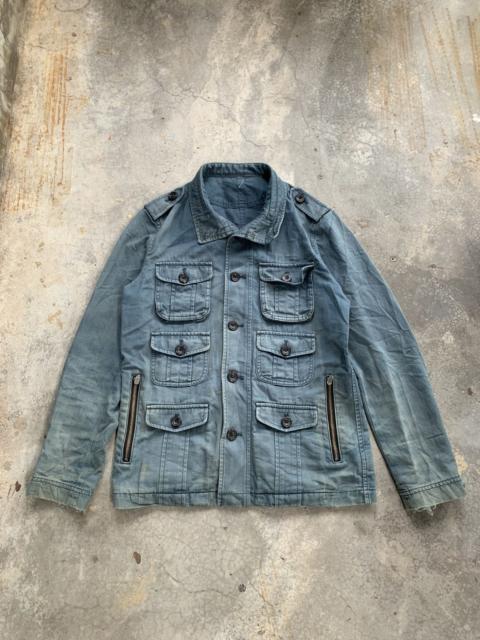 Other Designers Japanese Brand - JapaneseBrand Trashed Distressed Style Kapital Worker Jacket
