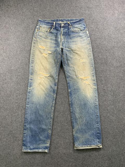 Other Designers Vintage - Vintage Japanese Brand Selvedge Faded Blue Jeans