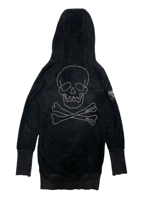 Other Designers Japanese Brand - Ghost Of Harlem Fleece Jacket Hoodie Japan Skull
