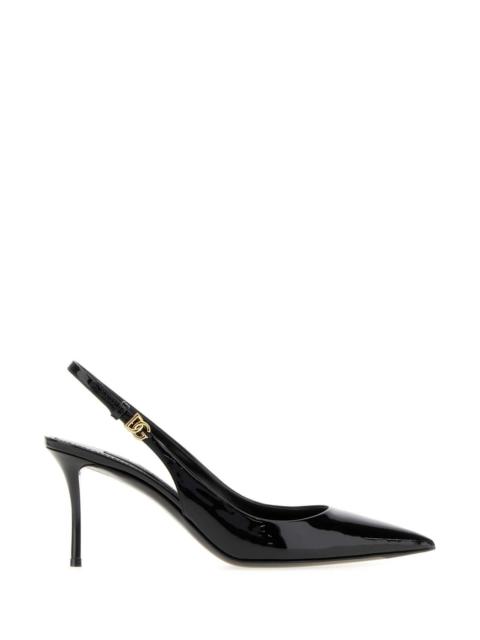 Dolce & Gabbana Dolce & Gabbana Women Black Leather Pumps