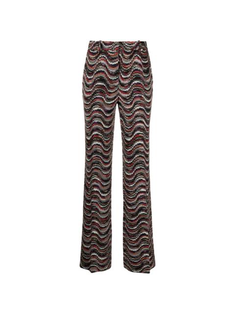 Missoni jacquard straight-leg trousers