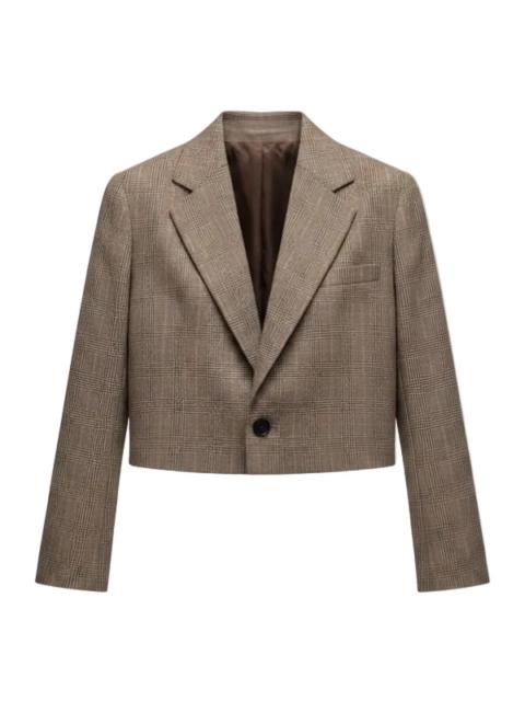 NILI LOTAN Swan Jacket in Glen Tan