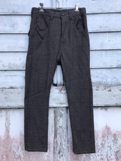 Other Designers Cabane De Zucca - Zucca Plaid Tweed Wool Skinny Pant