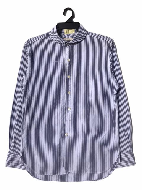 Other Designers Haversack Rounded Colar Stripe Shirt