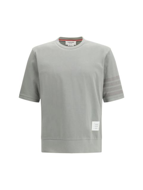 Thom Browne Thom Browne 4-bar Cotton Jersey T-shirt