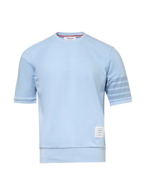 Thom Browne Garment Dyed Short Sleeve Rib Top