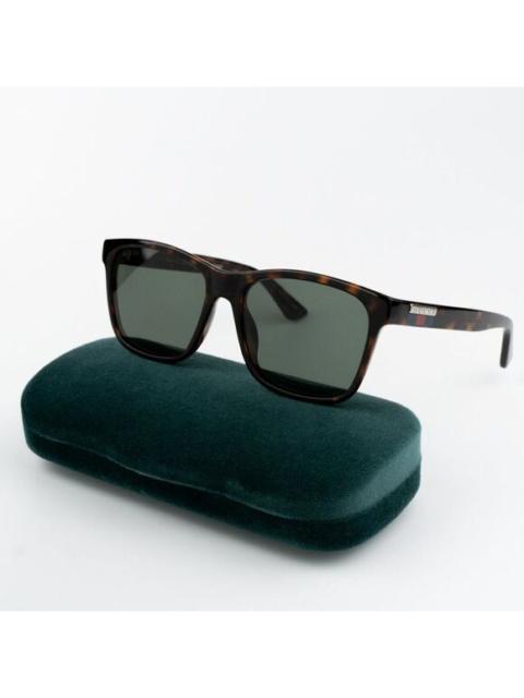 GUCCI NEW Gucci GG0746S 003 Havana Green Rectangle Unisex Sunglasses