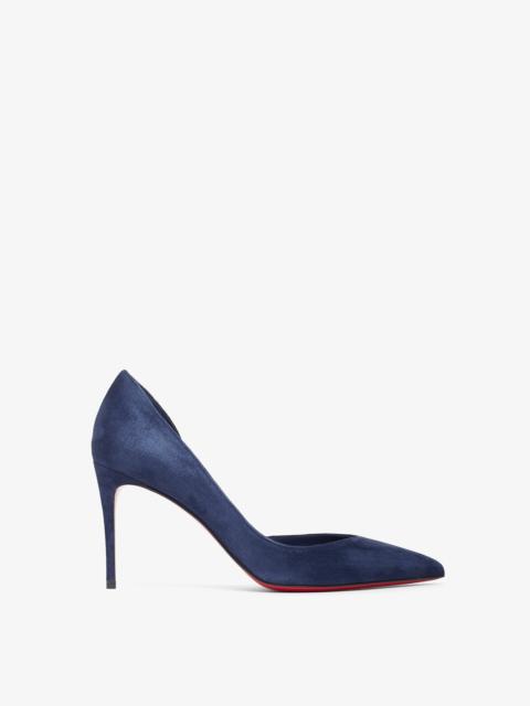 Christian Louboutin Iriza 85 dark blue suede pumps