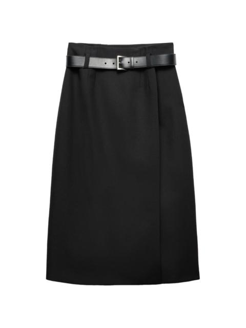 gabardine skirt