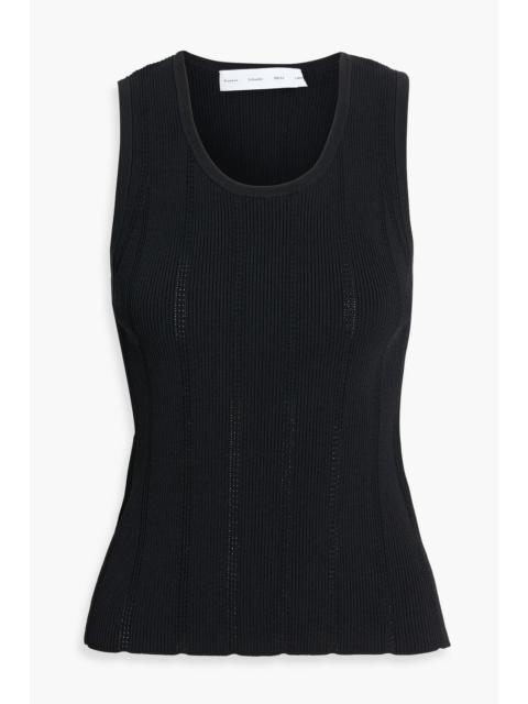 Other Designers Perry pointelle-knit top