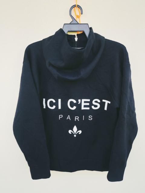 Other Designers Other - Paris Saint Germain Zip Up Hoodie