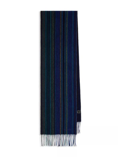 Paul Smith Trent Striped Wool Scarf