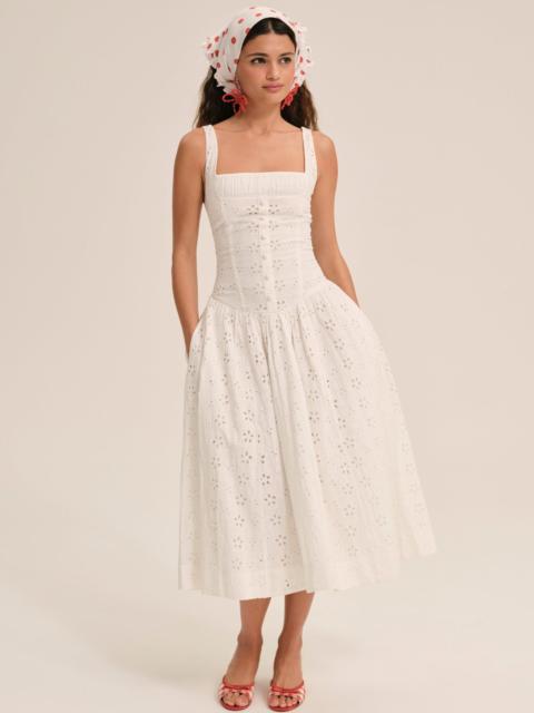 For Love & Lemons Dreamy Daisy Midi Dress