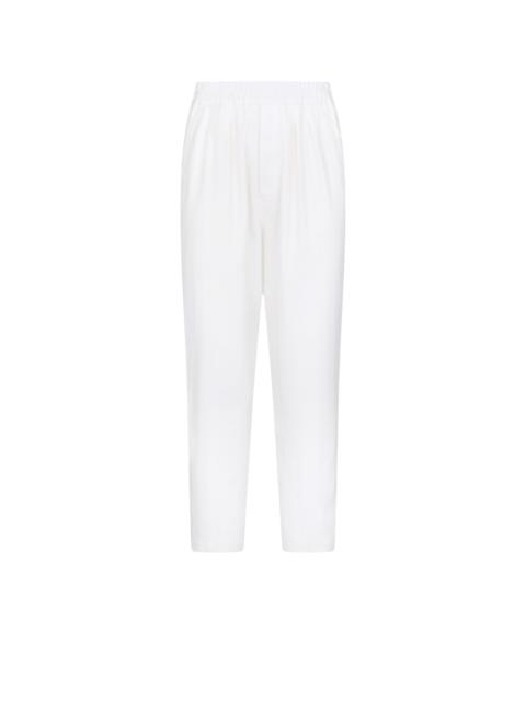 TOM FORD HERRINGBONE STRIPE PLEATED LOUNGE PANT