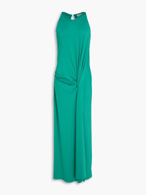 Victoria Beckham Draped stretch-jersey maxi dress
