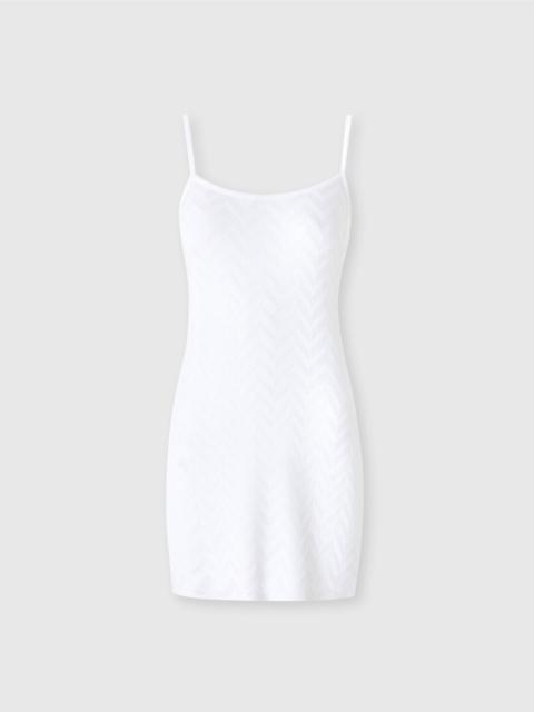 Missoni Tonal chevron sleeveless mini-dress