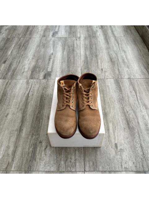 visvim VISVIM BRIGADIER BOOTS MID-FOLK (14AW) — Red Sole, Floral Heel