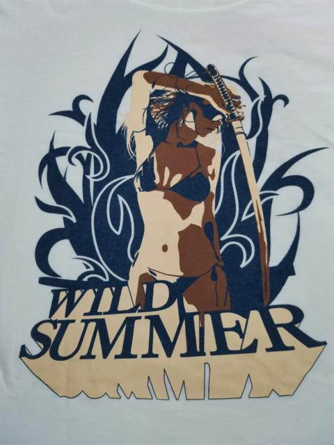 Other Designers Vintage - Vintage Wild Summer Cartoons Anime Manga Tee Samurai