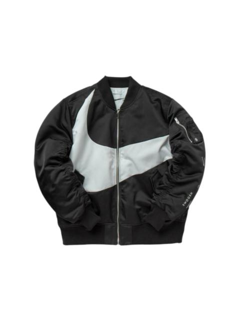 Nike Nike Therma-Fit Synthetic Fill Reversible Bomber Jacket Black/White