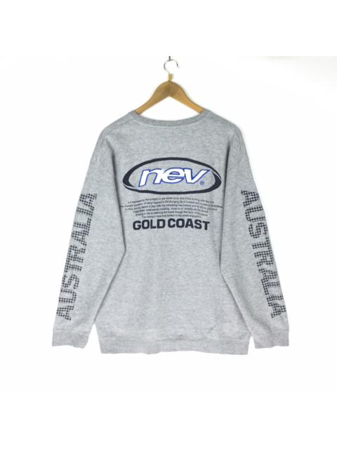 Other Designers Vintage - Vintage 90s Nev Surfboard Sweatshirt Gold Coast Australia
