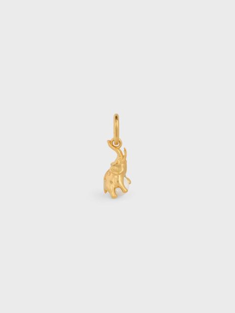 CELINE Celine Charms Elephant on Pearl in Brass with gold finish and Resin Pearl
