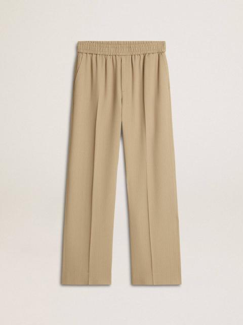 Golden Goose Women's travertine-colored joggers