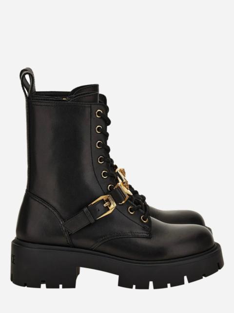 VERSACE Versace Icon Ankle Boot In Calf Leather
