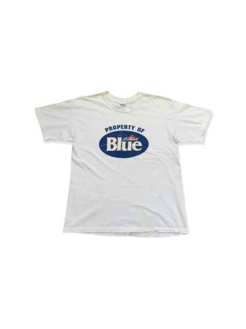 Other Designers vintage property of labatt blue cup crazy tees