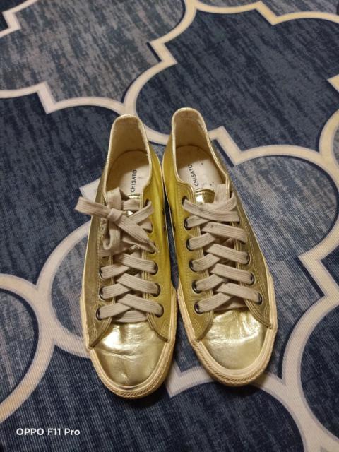 Other Designers Issey Miyake - Tsumori chisato Leather Gold sneakers