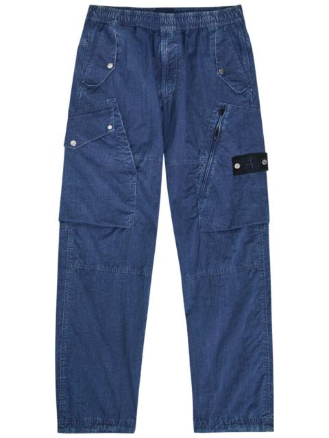 Stone Island Stone Island Crinkled Shell Cargo Trousers